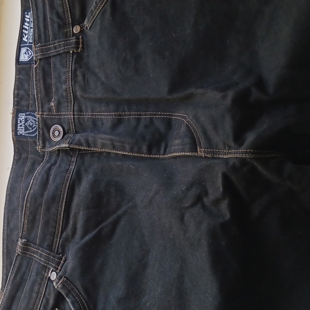 New without tags Black men's Kuhl pants.  Size 38 x 30